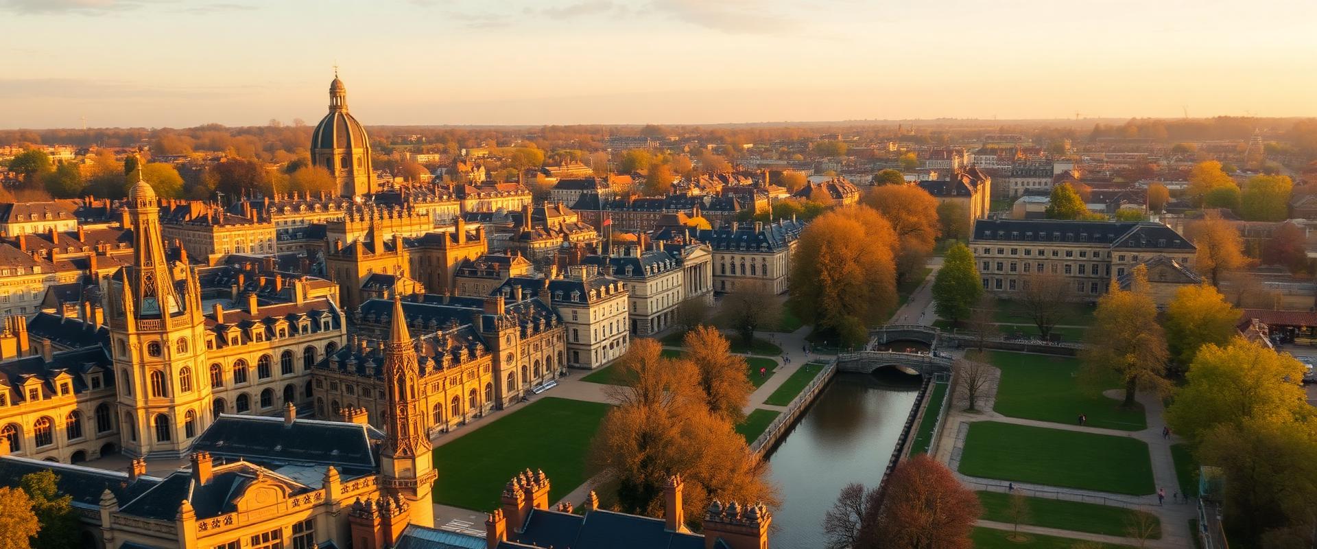Cambridge at golden hour